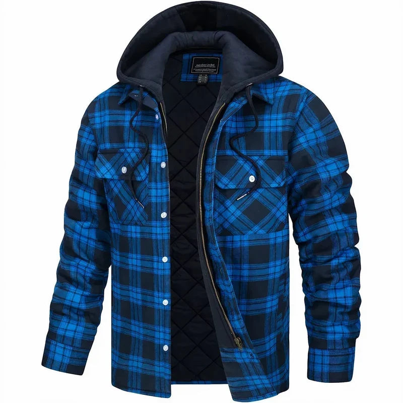 Castell | Chaqueta de Cuadros Abrigada